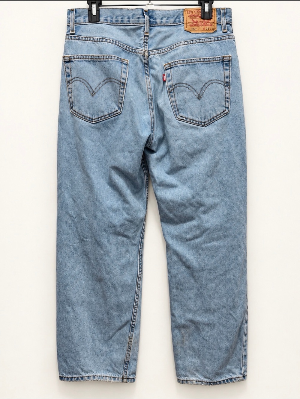 Levi's Men's Light Blue Relaxed Fit 550 Jeans 33 x 30